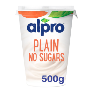 Alpro โยเกิร์ตทางเลือก รสจืด ไม่มีน้ำตาล