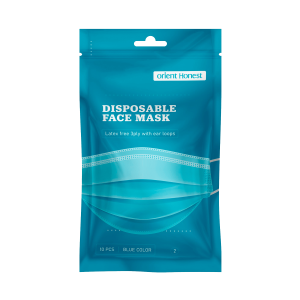 หน้ากากอนามัย 3 ชั้นแบบใช้แล้วทิ้ง (แพ็ค 10 ชิ้น)